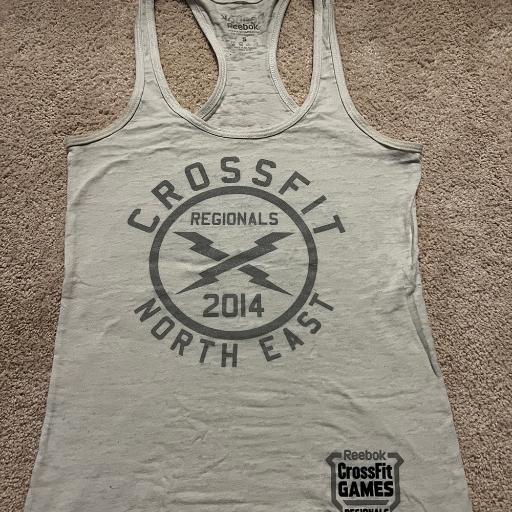 Reebok Women's White CrossFit Regionals Tank Top